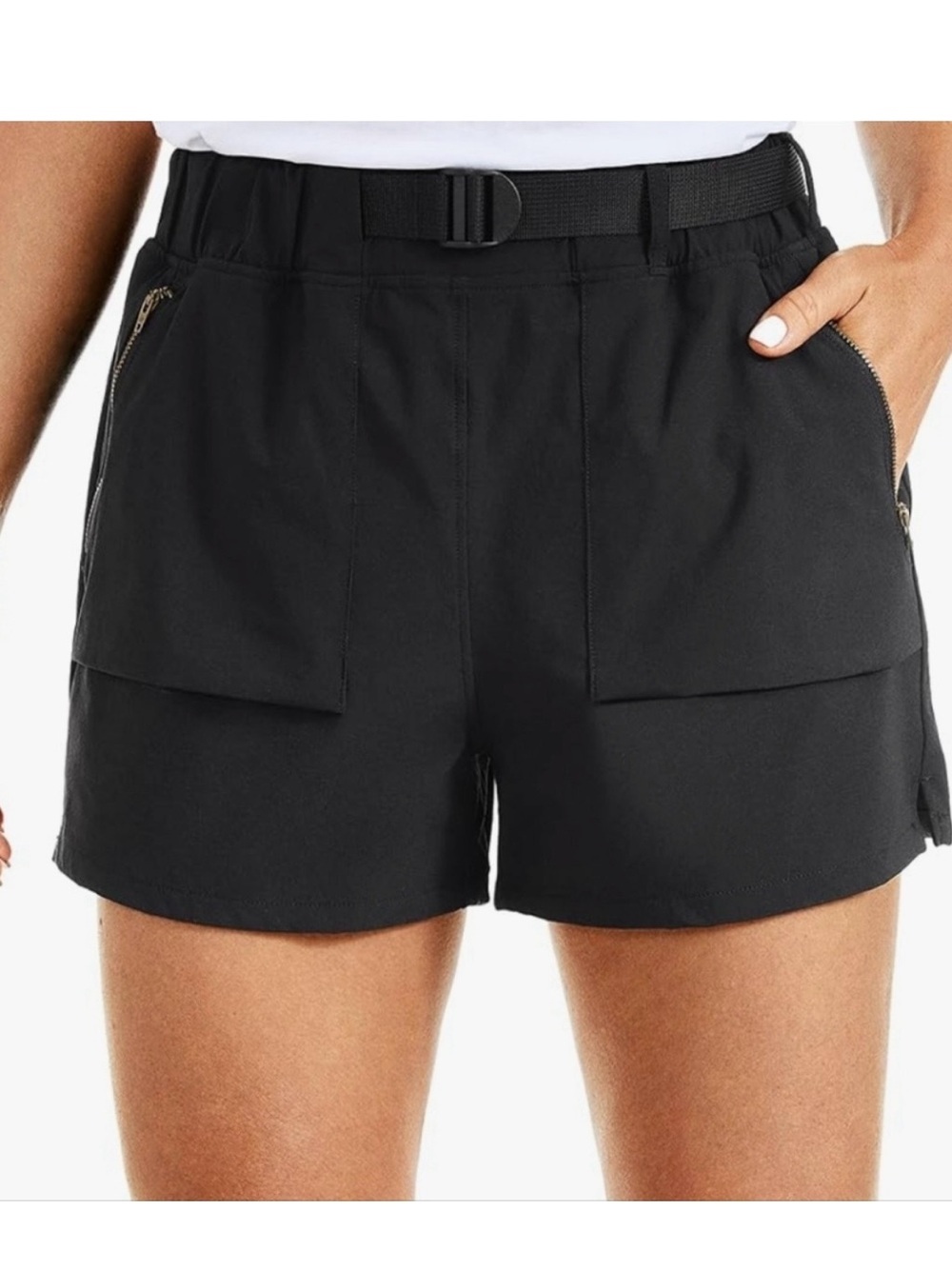 New CRZ Yoga Sport Shorts Waterproof Belted